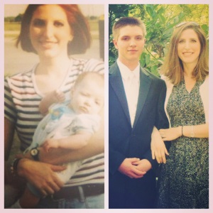 Jamie and Collin 1996, then 2012